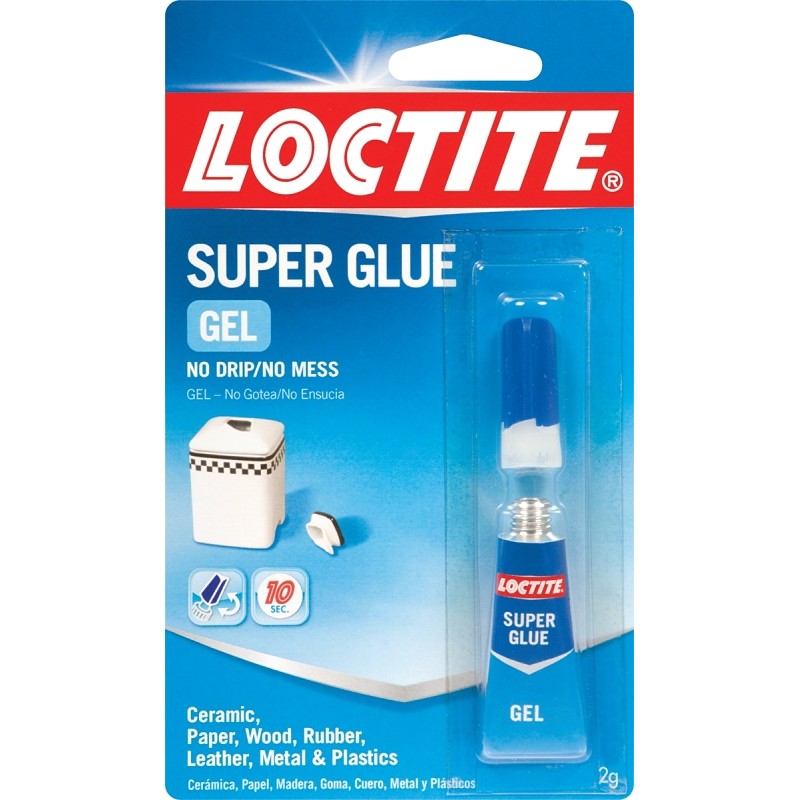 Loctite 235495 Super Glue, Gel, Irritating, Clear, 2 g Tube