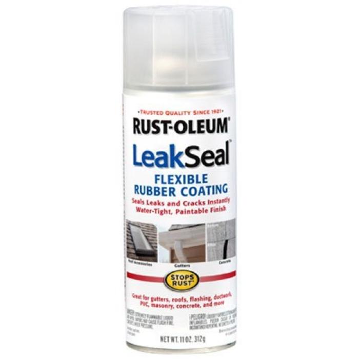 Rust-Oleum 265495 Rubberized Spray Coating, Clear, 11 oz, Can