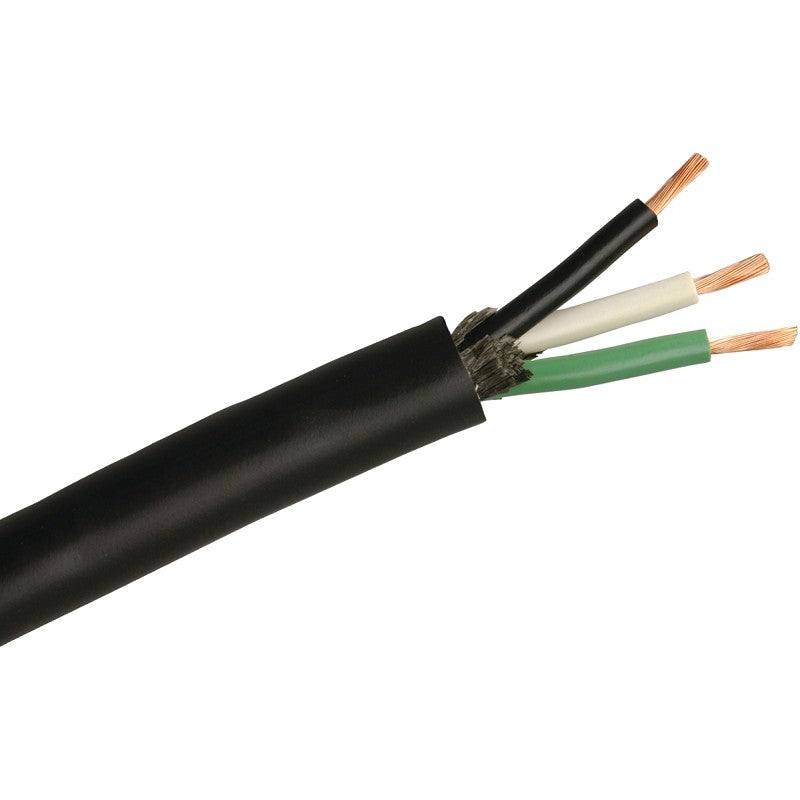 CCI 55044801 Electrical Cable, 10 AWG Wire, 3-Conductor, Copper Conductor, TPE Insulation, TPE Sheath, 300 V