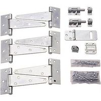 Shed Hardware Kit Zinc Plated Steel