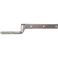 5/8 By 5 Inch Screw Hooks And 10 Inch Strap Hinges Zinc Plated Steel 2 Pack