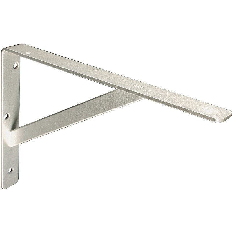 Knape & Vogt 208 TI 400 Shelf L-Bracket, 16 in L, Steel, Titanium