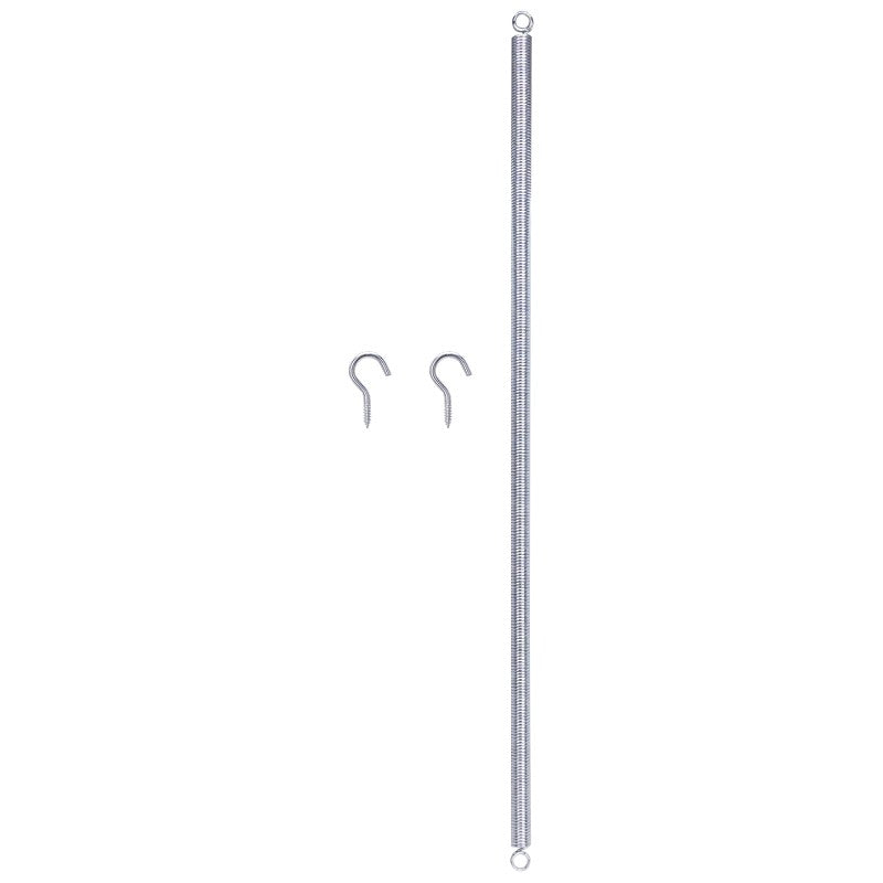 ProSource LR1013L Door Spring, 23/64 in Dia, 16 in L, Steel, Zinc