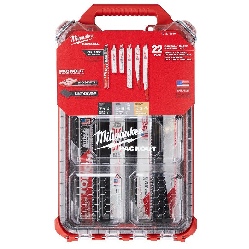 Milwaukee 49-22-5640 Blade Packout Kit, Carbide Cutting Edge