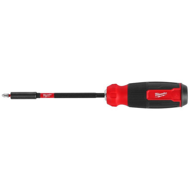 Milwaukee 48-22-2915 14-in-1 Magnetic Screwdriver with SHOCKWAVE Impact-Duty Bits, 3/16, 1/4 in Drive