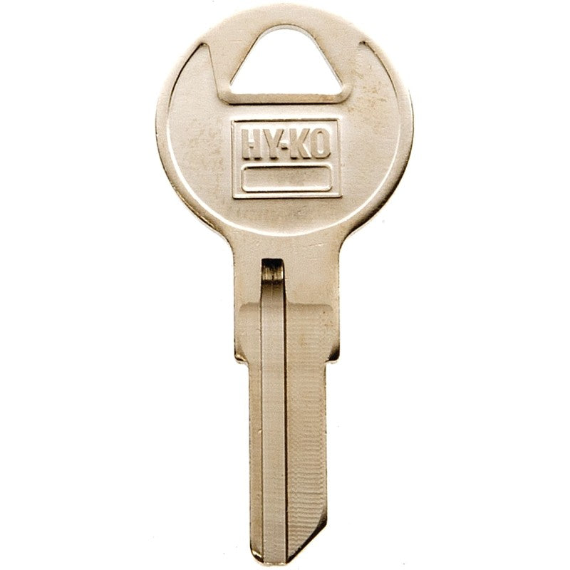 Hy-Ko 11010IL9 Key Blank, Brass, Nickel, For: Illinois Cabinet, House Locks and Padlocks, IL9 Key Number (Pack of 10)