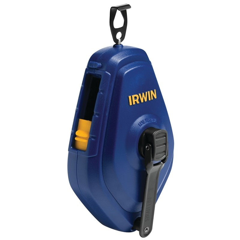 Irwin 1932874 Chalk Reel, 8 oz Chalk Capacity, 100 ft L Line, 3:1 Gear Ratio
