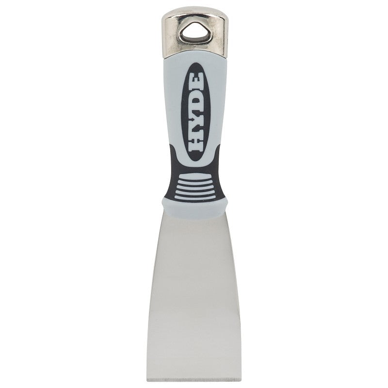 Hyde 06308 Stiff Pro Putty Knife, Stainless Steel Blade, 2 in OAL