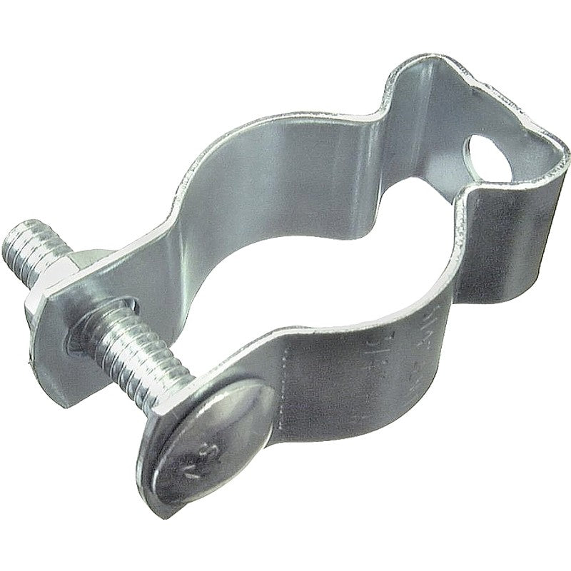 Halex 67825 Conduit Hanger, 2-1/2 in, 1-1/4 in L, Steel, Zinc-Plated, 1/PK (Pack of 15)