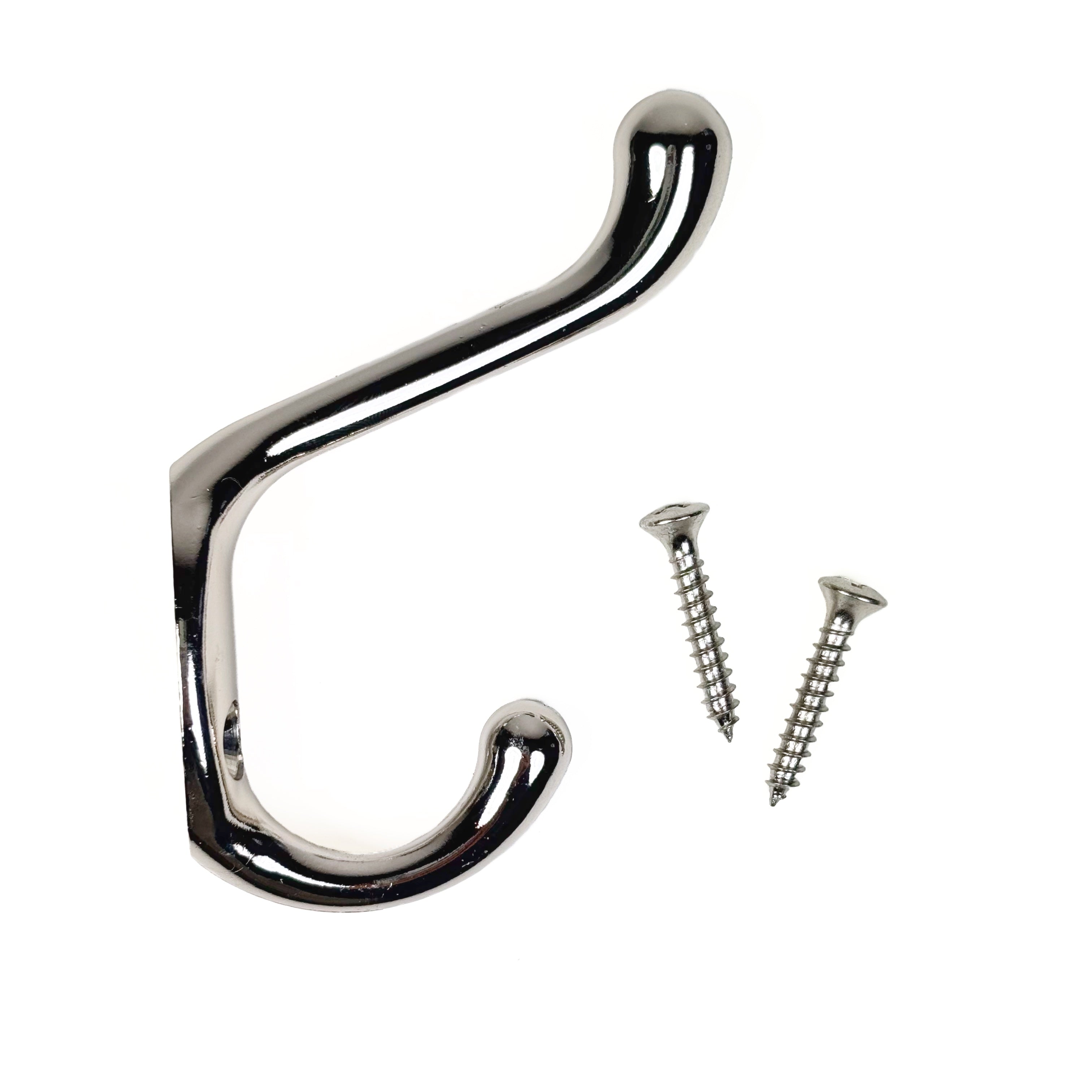 Heavy Duty Upscale Coat And Hat Hook Nickel