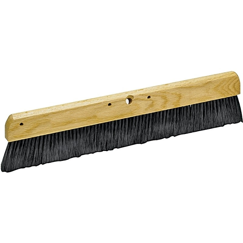 Marshalltown 848 Concrete Broom, 48 in OAL, Polypropylene Bristle, Black Bristle, Hardwood Handle