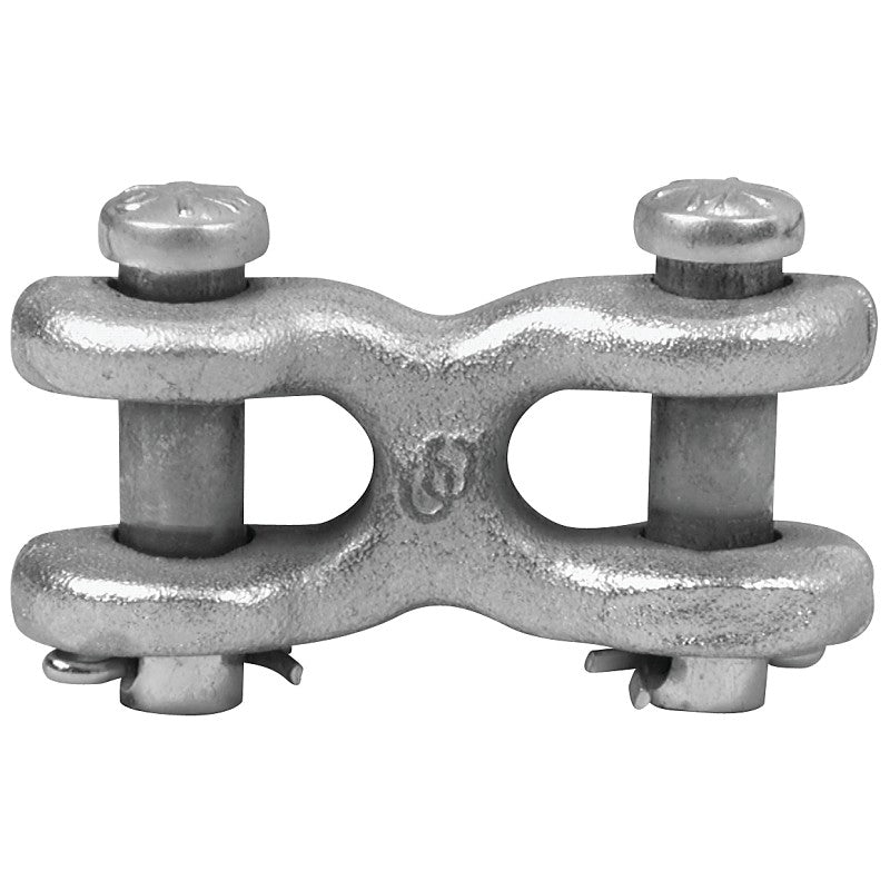 Campbell T5423302 Clevis Link, 7/16 x 1/2 in Trade, 9200 lb Working Load, Steel, Zinc