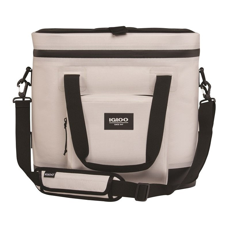 Igloo Trailmate Series 0062204 Heavy-Duty Cool Bag, 31 cm L, 44.5 cm W, 30 qt, EVA/HDPE/Polyester, Bone, Zipper