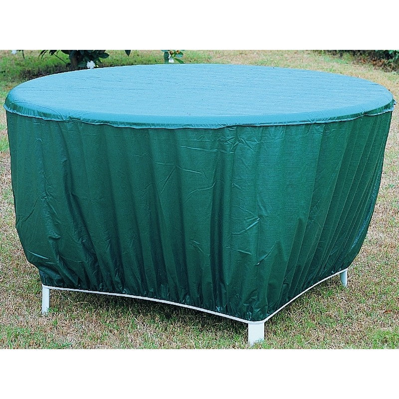 Seasonal Trends CVRA-RT-D Table Cover, 53 in L, 53 in W, 24 in H, Vinyl, Green
