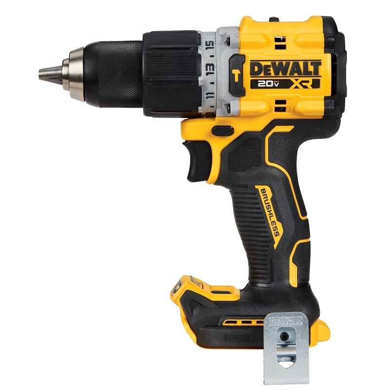 DEWALT XR Series DCD805B Hammer Drill Driver, Tool Only, 20 V, 1/2 in Chuck, Keyless, Ratcheting Chuck