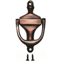 Door Knocker 3-7/8 Inch Solid Brass Venetian Bronze Finish