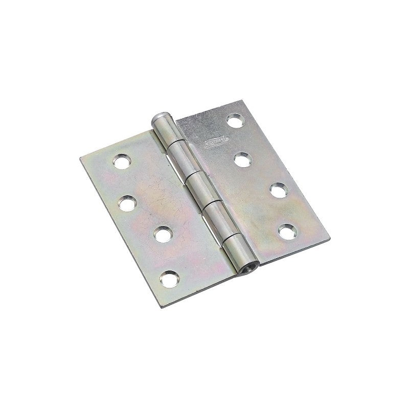 National Hardware N195-677 Broad Hinge, 3.98 in L x 4 in W Dimensions, 0.27 in Dia Pin, 4 in W Frame Leaf, 70 lb