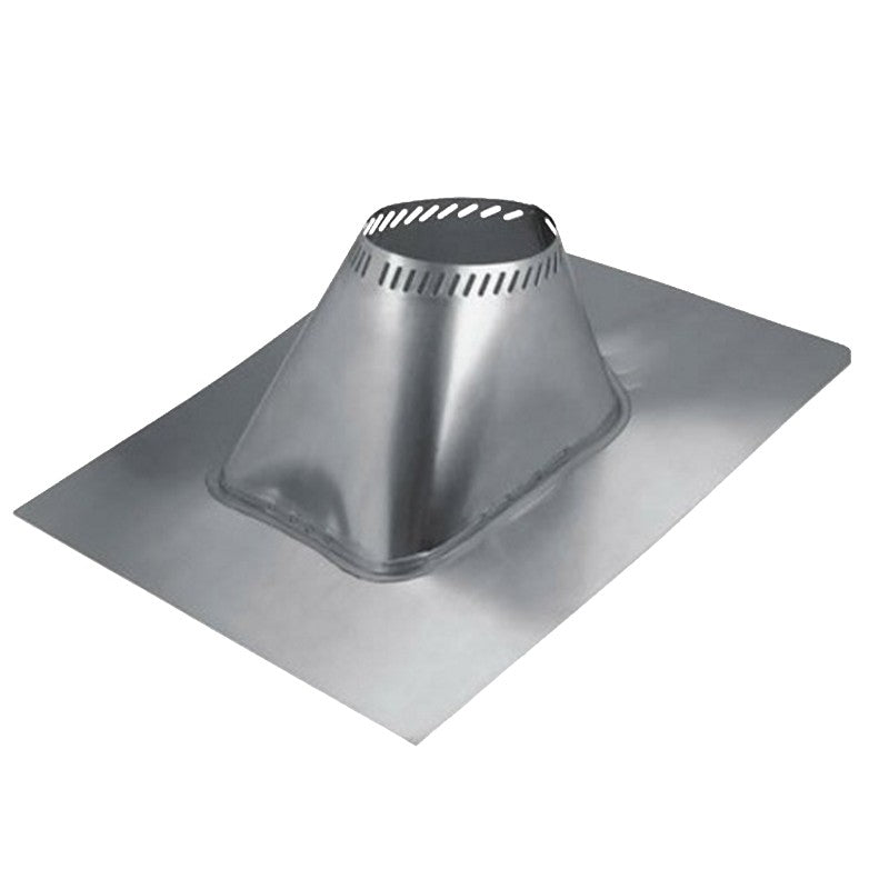 Selkirk 206825 Roof Flashing, 28-1/2 in OAL, 24 in OAW, Stainless Steel, For: 6 in Dia Pipe
