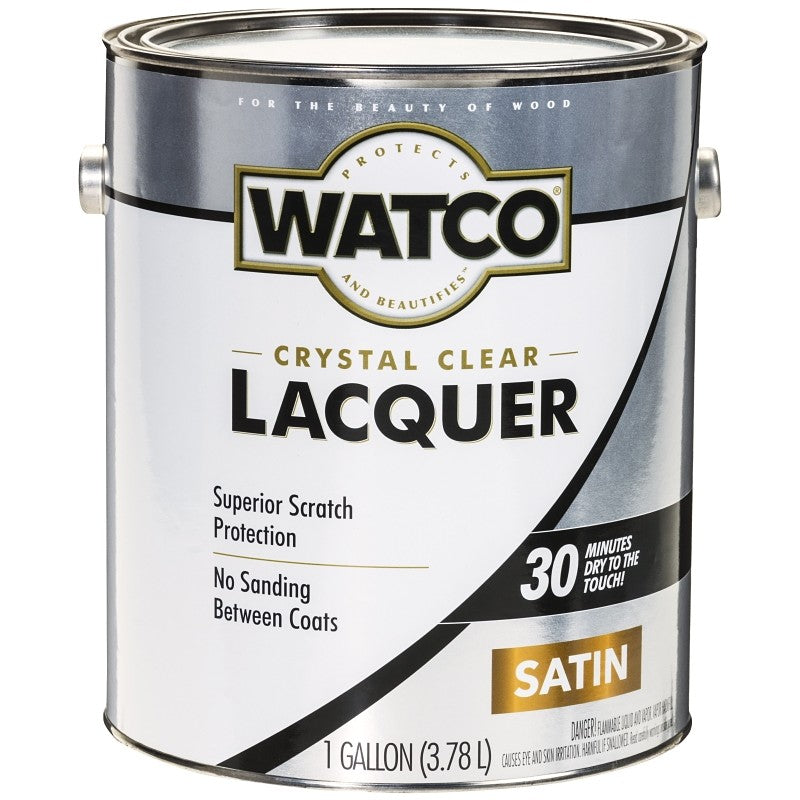WATCO 63231 Lacquer, Liquid, Clear, 1 gal, Can (Pack of 2)