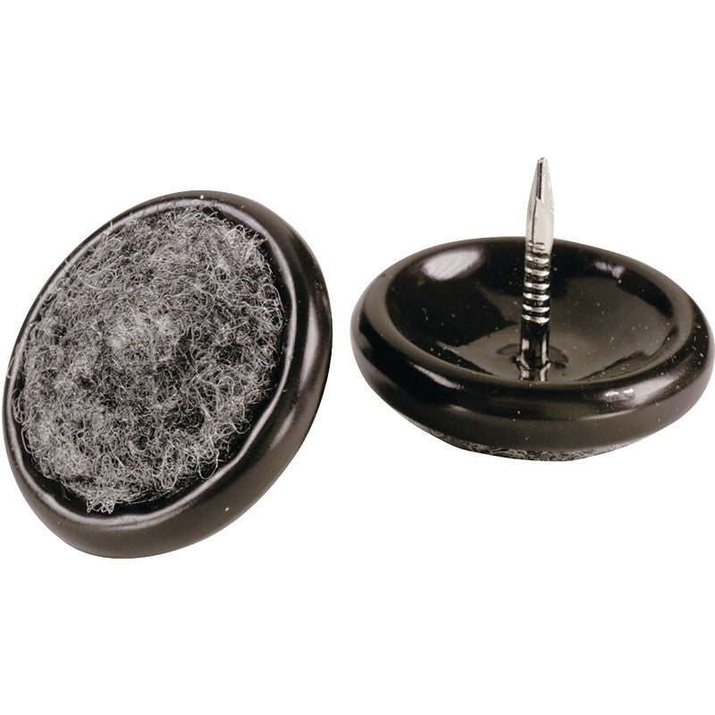 Shepherd Hardware 9103 Furniture Glide, Round, 1 in Dia Dimensions, 4/PK (Pack of 6)