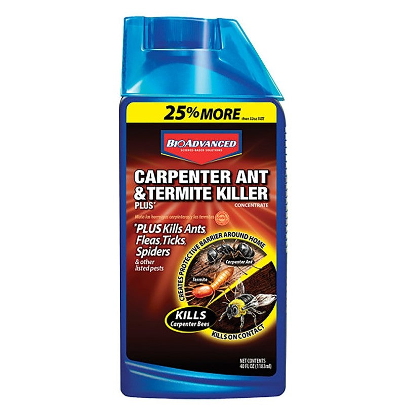 BioAdvanced 700310B Ant and Termite Killer, Liquid, Brush, Spray Application, 32 oz Bottle