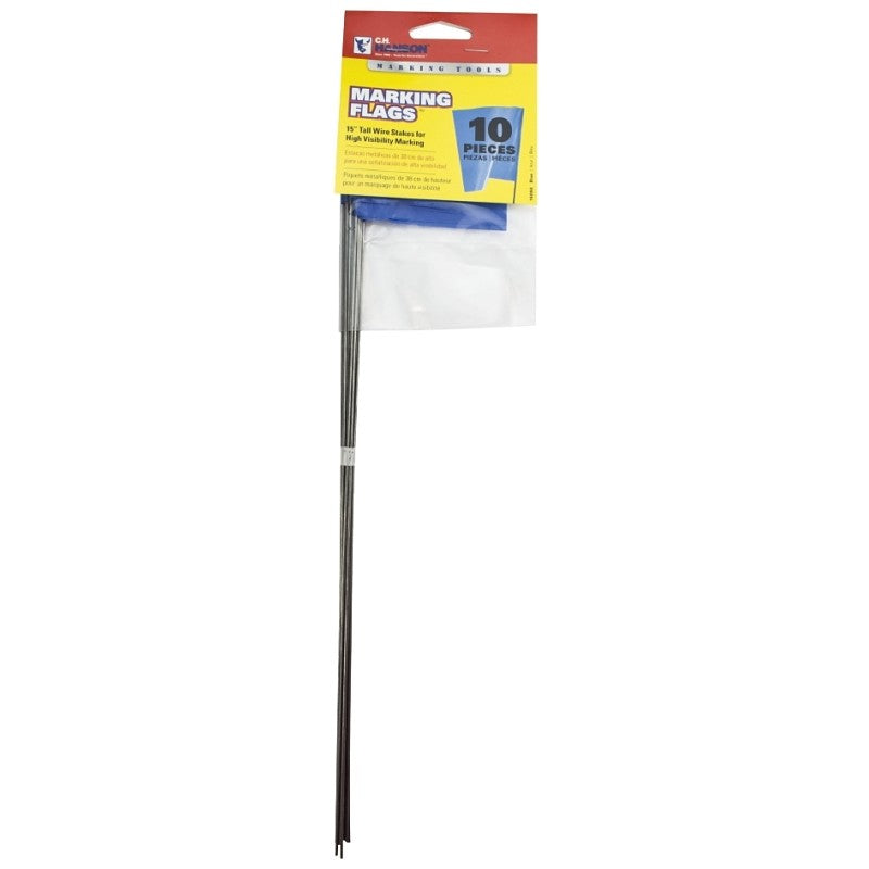 CH Hanson 15068 Stake Flag, 15 in L, Blue, PVC