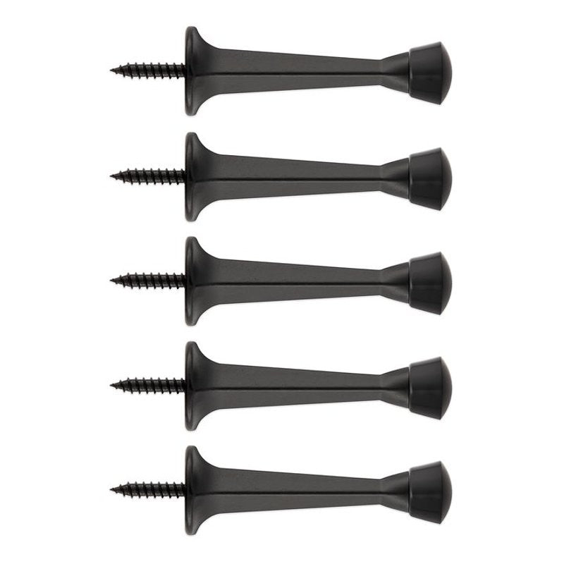 National Hardware 236 Series N830-543 Rigid Door Stop, 3-1/16 in Projection, Zinc, Matte