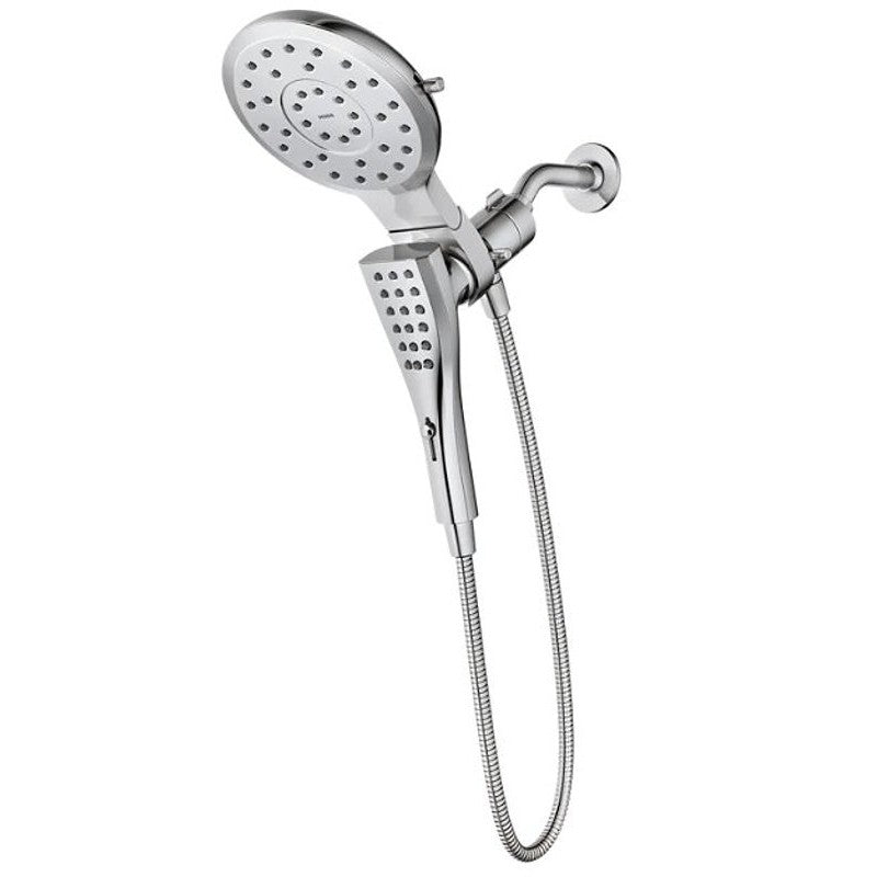 Moen Verso 220C2 Series 220C2EP Combination Shower, 1/2 in Connection, IPS, 1.75 gpm, 8-Spray Function, Chrome