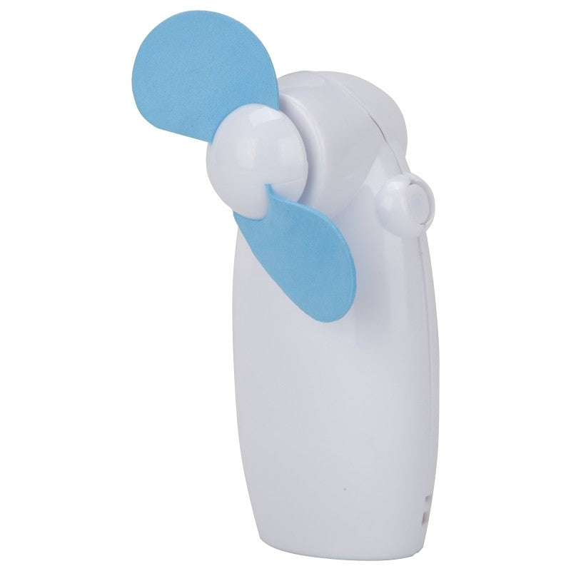 PowerZone 32650001 Handheld Portable Cooling Fan, 2-Blade, 1-Speed, White (Pack of 24)
