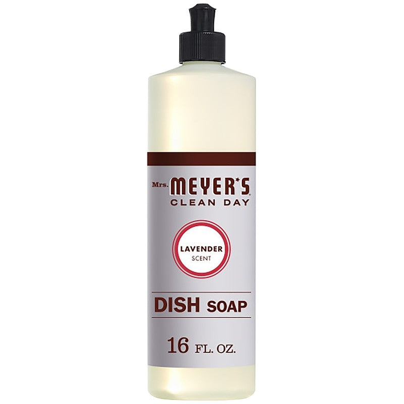 Mrs. Meyer's 11103 Dish Soap, 16 oz, Liquid, Floral