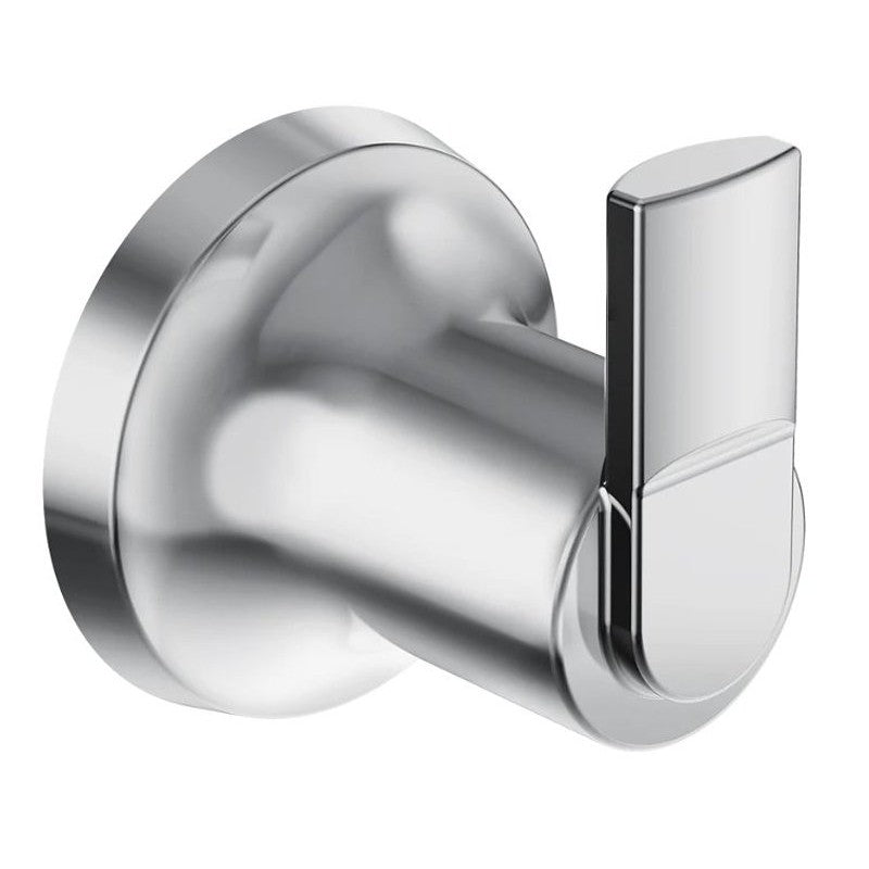 Moen Zyla Series Y1603CH Robe Hook, Zinc, Chrome, Wall