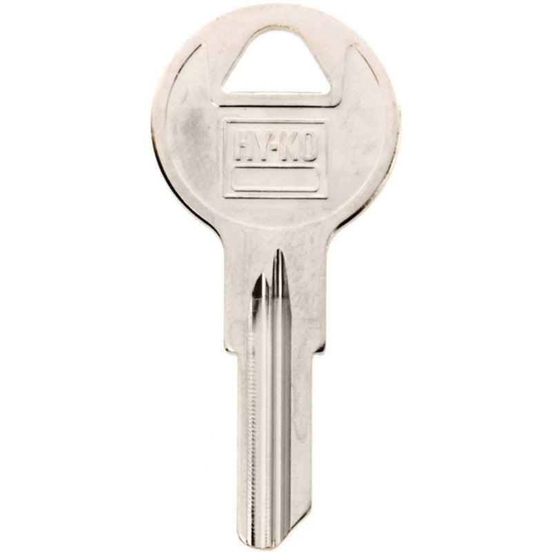 Hy-Ko 11010B5 Key Blank, Brass, Nickel, For: Briggs and Stratton Cabinet, House Locks and Padlocks, B5 Key Number (Pack of 10)