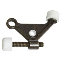 Textured Hinge Pin Door Stop Antique Brass