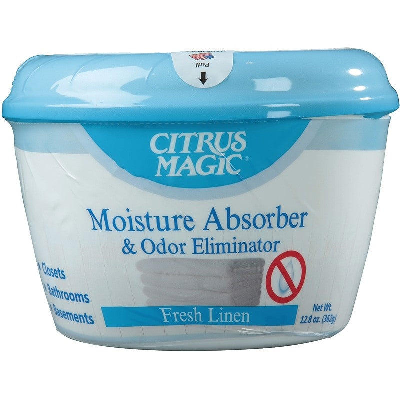Citrus Magic 618372898 Moisture and Odor Absorber, 12.8 oz, Granular, Fresh Linen (Pack of 6)