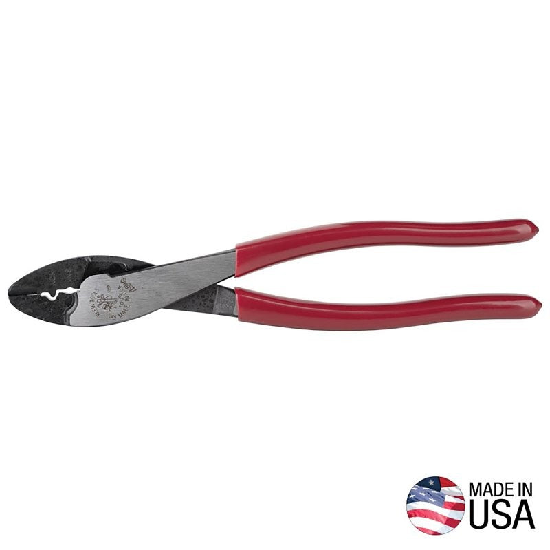 Klein Tools 1005 Crimping and Cutting Tool, 10 to 22 AWG Wire, 10 to 22 AWG Cutting Capacity, 9-3/4 in OAL