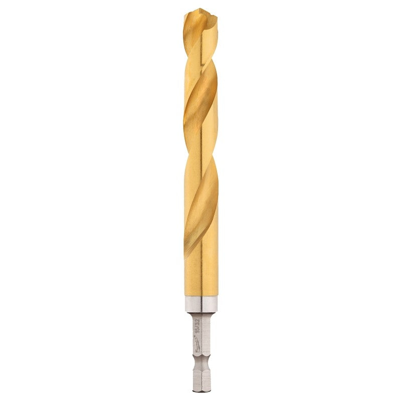Milwaukee SHOCKWAVE Impact Duty 48-89-4628 Impact-Duty Drill Bit, 31/64 in Dia, 1/4 in Dia Shank, Hex Shank