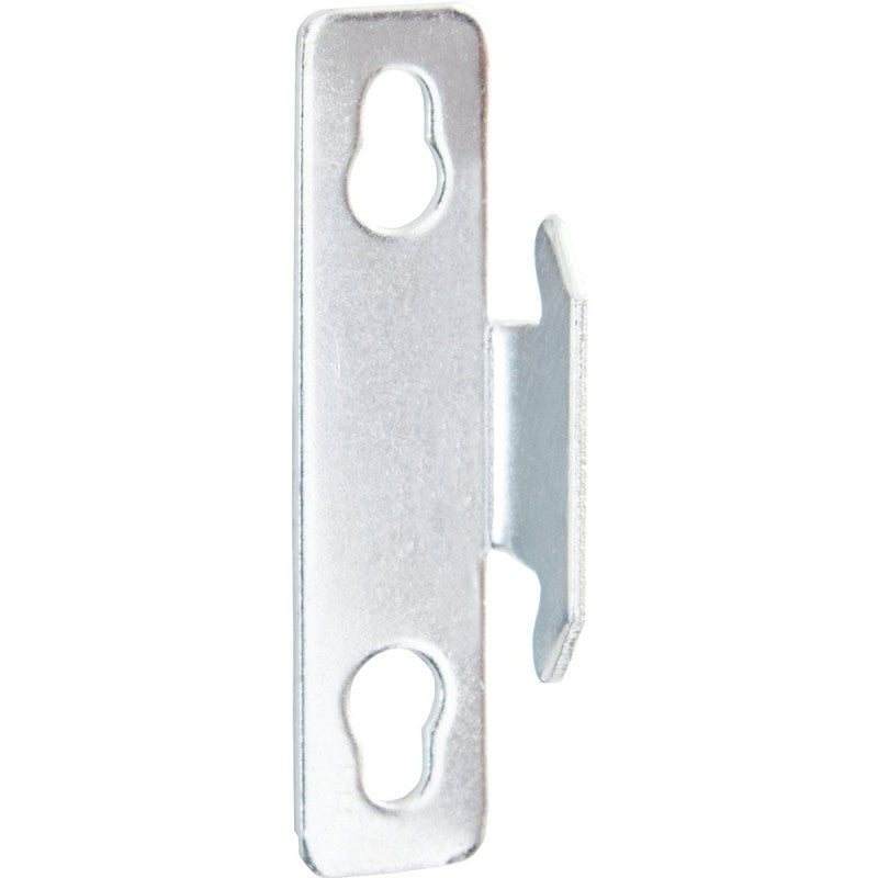 Kenney KN851 Single Curtain Rod Bracket, Zinc, Silver, Nail Mounting