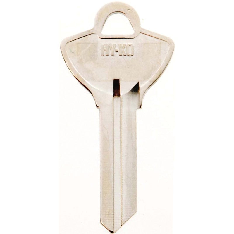 Hy-Ko 11010EL10 Key Blank, Brass, Nickel, For: Elgin Cabinet, House Locks and Padlocks (Pack of 10)