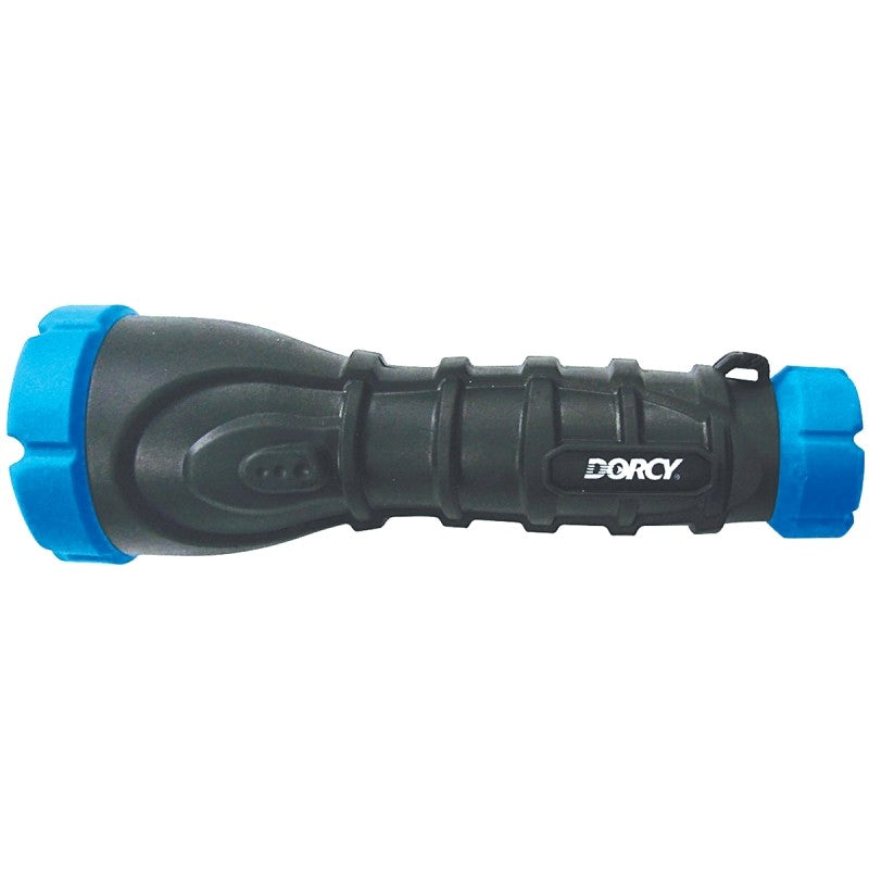 Dorcy 41-2958 Flashlight, AAA Battery, LED Lamp, 110 Lumens, 100 m Beam Distance, 18 hr Run Time, Blue/Red/Yellow