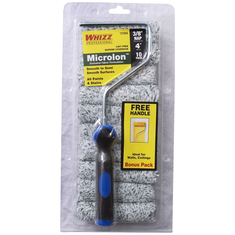 Whizz 27009F Mini Roller, 3/8 in Nap, Microlon Roller