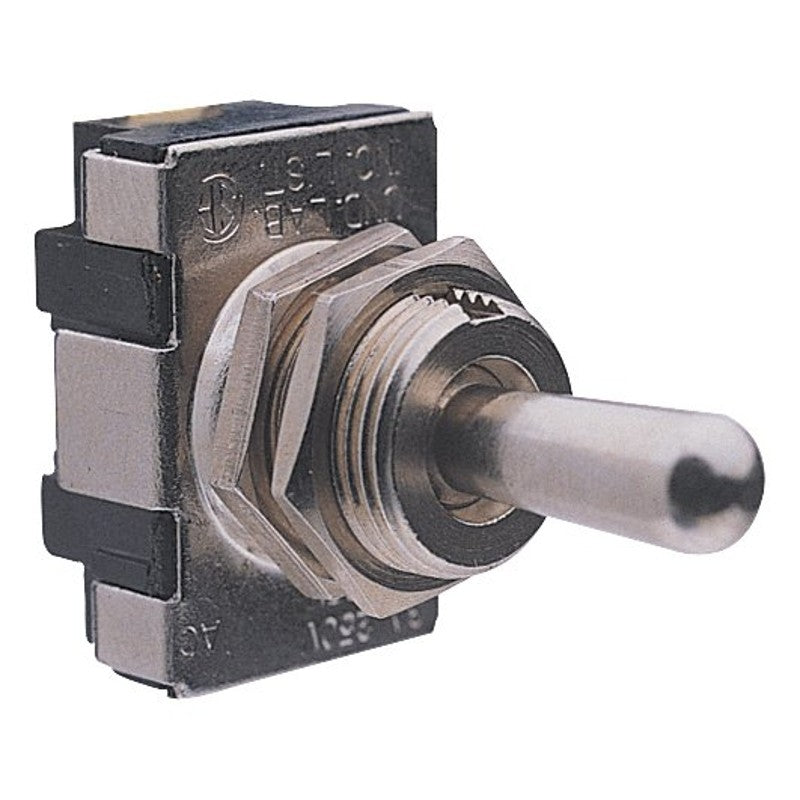 Calterm 41730 Toggle Switch, 15 A, 12 VDC, Screw Terminal, Black