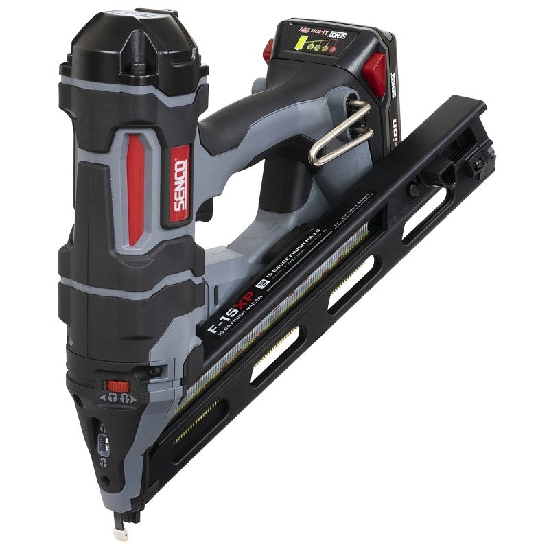 Senco 10L0001N Nailer, Battery Included, 18 V, 110 Magazine, 34 deg Collation, 15 ga Nail, DA Style Nail Fastener