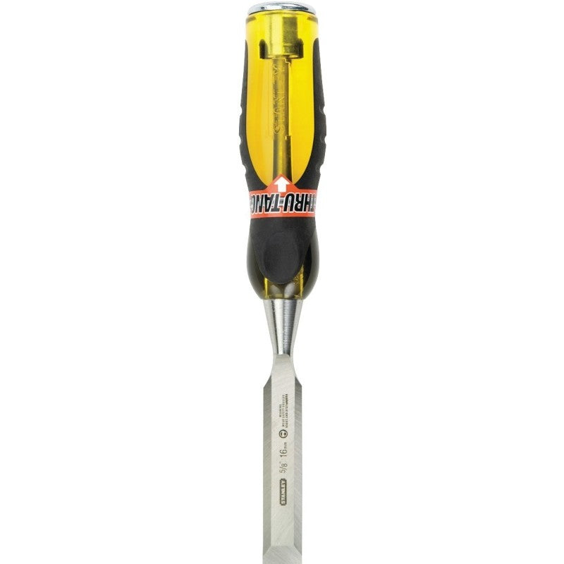STANLEY 16-976 Chisel, 5/8 in Tip, 9 in OAL, Chrome Carbon Alloy Steel Blade, Ergonomic Handle