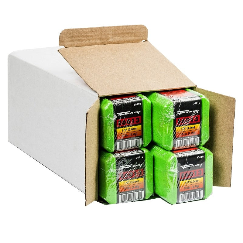 Forney 42453 Stick Electrode, 83000 psi Tensile Strength, Applicable Materials: Mild Steel, 1/8 in Dia, 15 in L