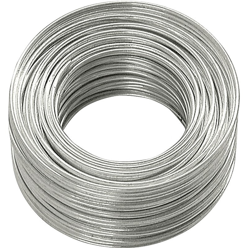 Hillman 50129 Utility Wire, 50 ft L, 18, Galvanized Steel