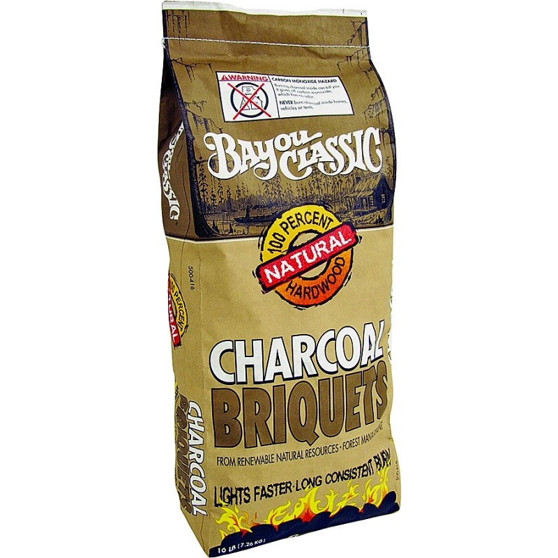 Bayou Classic 500-416 Natural Hardwood Briquette, 16 lb Bag