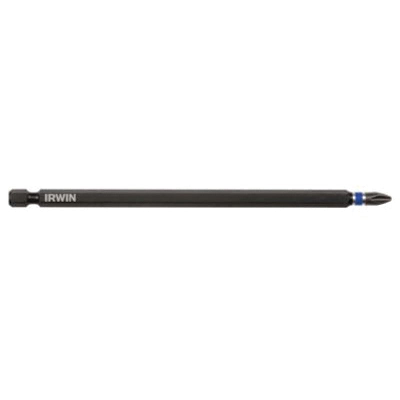 Irwin 1837460 Power Bit, #2 Drive, Phillips Drive, 1/4 in Shank, Hex Shank, 6 in L, S2 Steel, 1/PK