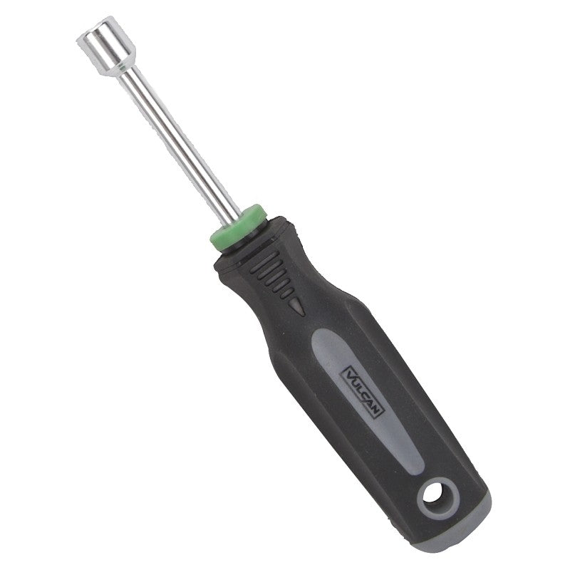 Vulcan MC-SD41 Nut Driver, 9 mm Drive, 7 in OAL, Cushion-Grip Handle, Gray and Black Handle, 3 in L Shank