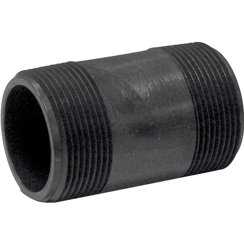 Genova P-112-3 Pipe Nipple, 1-1/2 in, MIP x MIP, PVC, Gray, SCH 80 Schedule, 3 in L