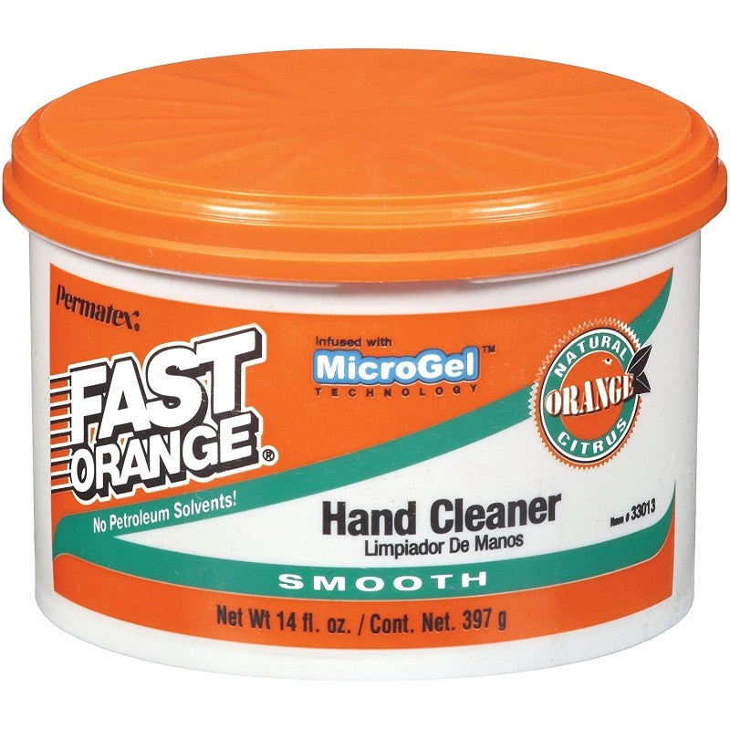 Fast Orange 33013 Hand Cleaner, Paste, White, Orange, 14 oz, Tub